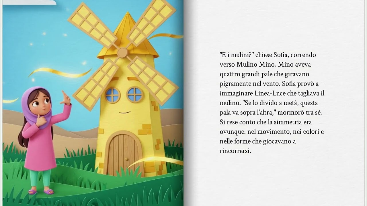 La Magia della Simmetria nel Prato dei Mulini ITALIAN storia per bambini divertimento scientifico pe
