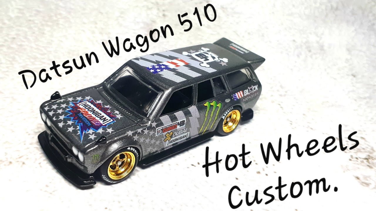 Hot Wheels Custom. Datsun 510 Wagon. Russian Diecast Customs.