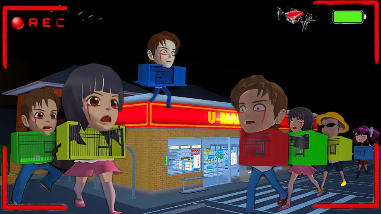 Yuta Mio P@nicked After CCTV Recorded a  Masih Hidup Di Penjara Kota 😨 | SAKURA School Simulator