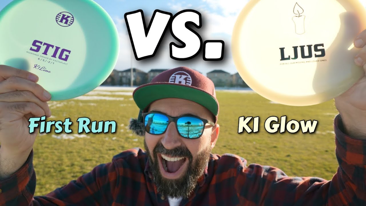 Первый забег Стиг против Светящегося Стига! #discgolf #кастапласт #localdiscgolf