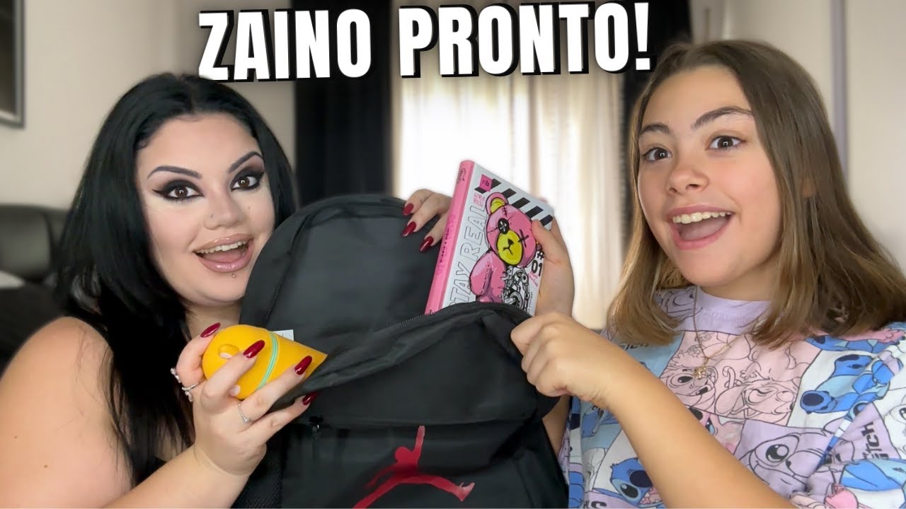 IO E LARA PREPARIAMO LO ZAINO PER LA PRIMA MEDIA! Back to school 2025/ chiara paradisi