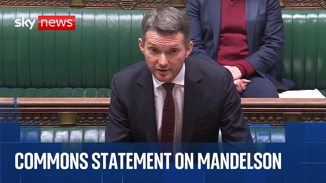 Urgent Commons question on Peter Mandelson and Epstein files