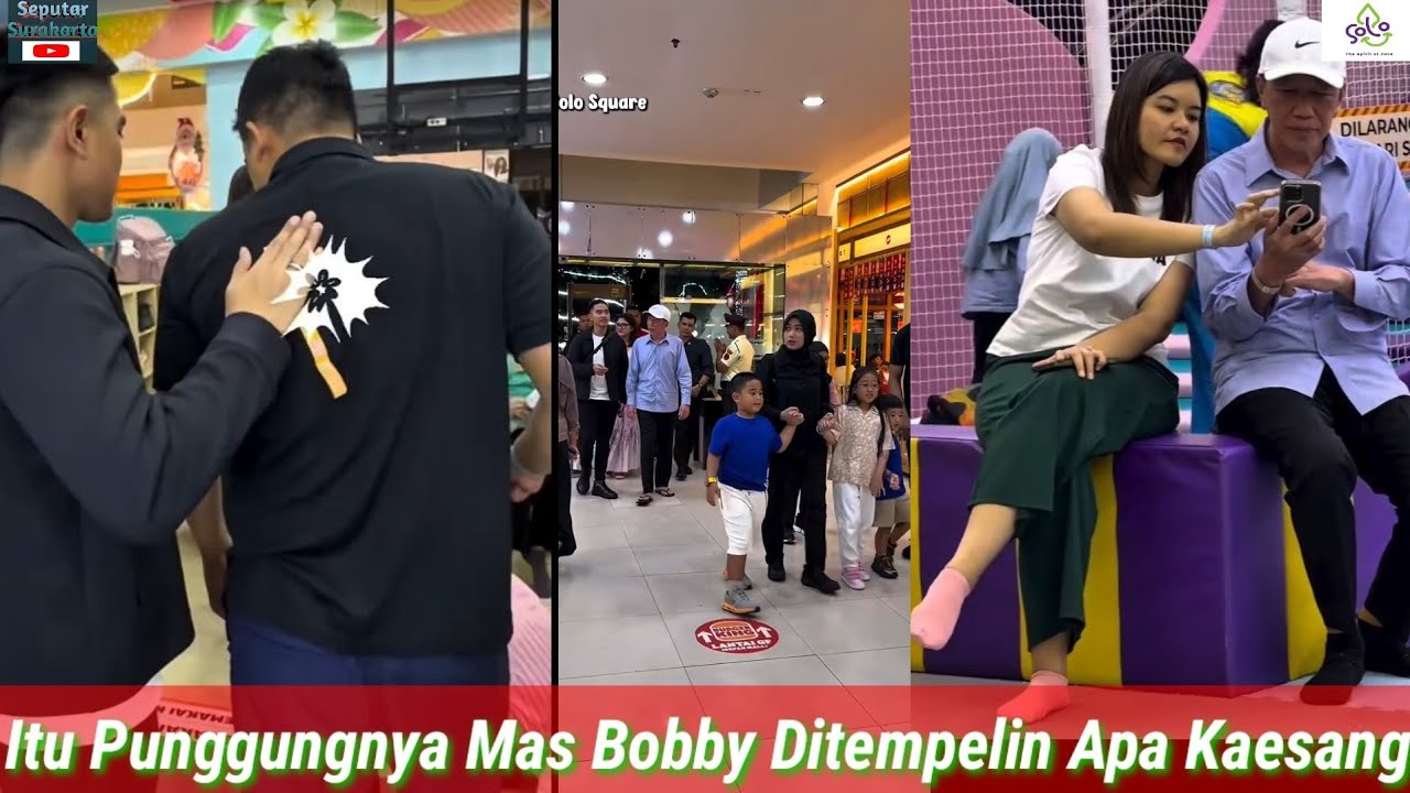 Kaesang Usil Ngerjain Bobby Nasution Modus Tepuk Pundak Tempeli Stiker, Jokowi Hanya Bisa Pasrah
