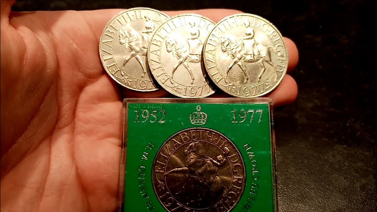 1977 SILVER JUBILEE CROWN Coin VALUE + REVIEW