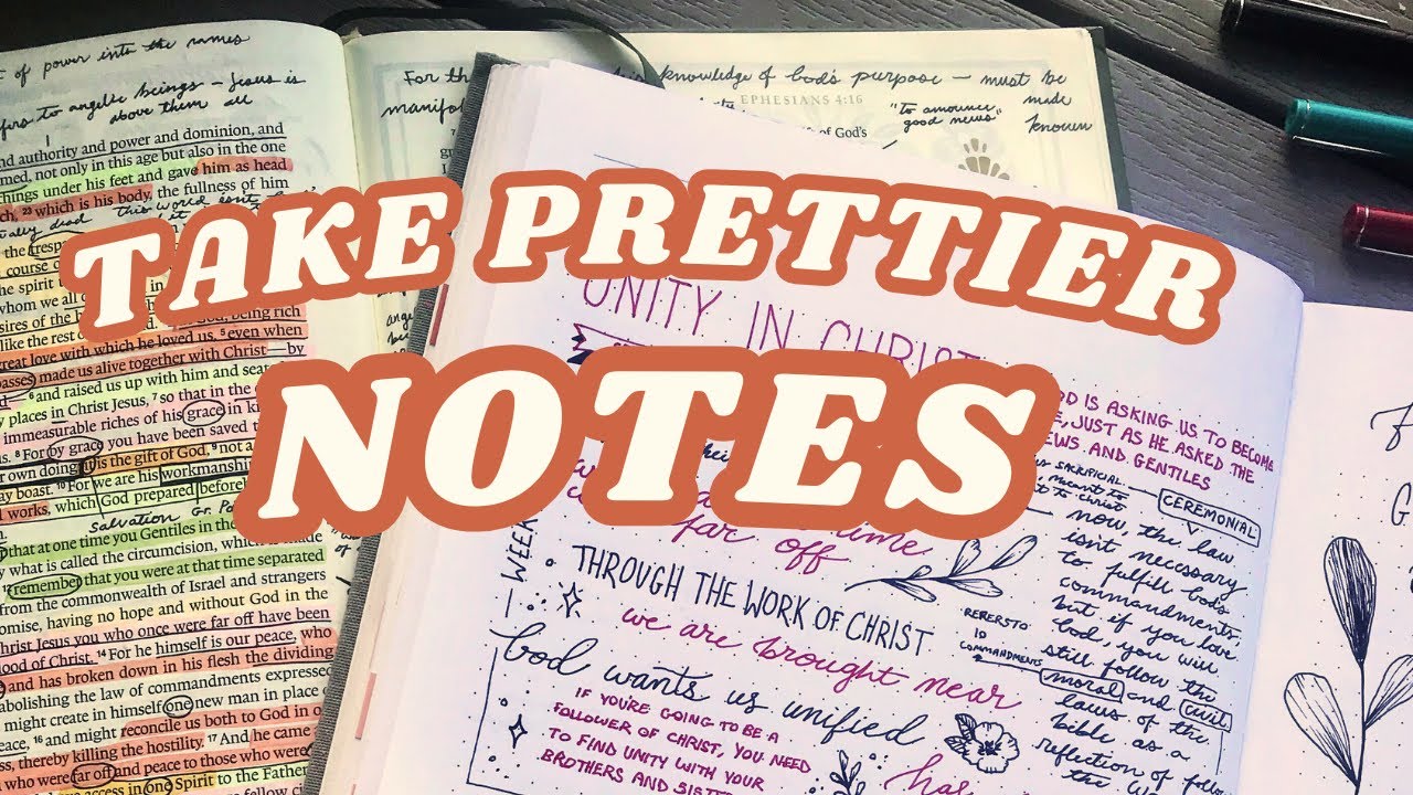 How to Take AESTHETIC Notes + Real-Time Practice