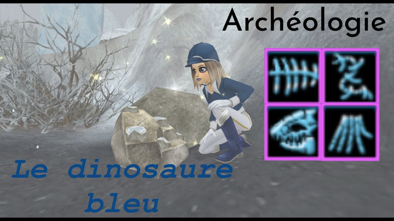 🦖 [Archéologie] Les emplacements du Dinosaure Bleu