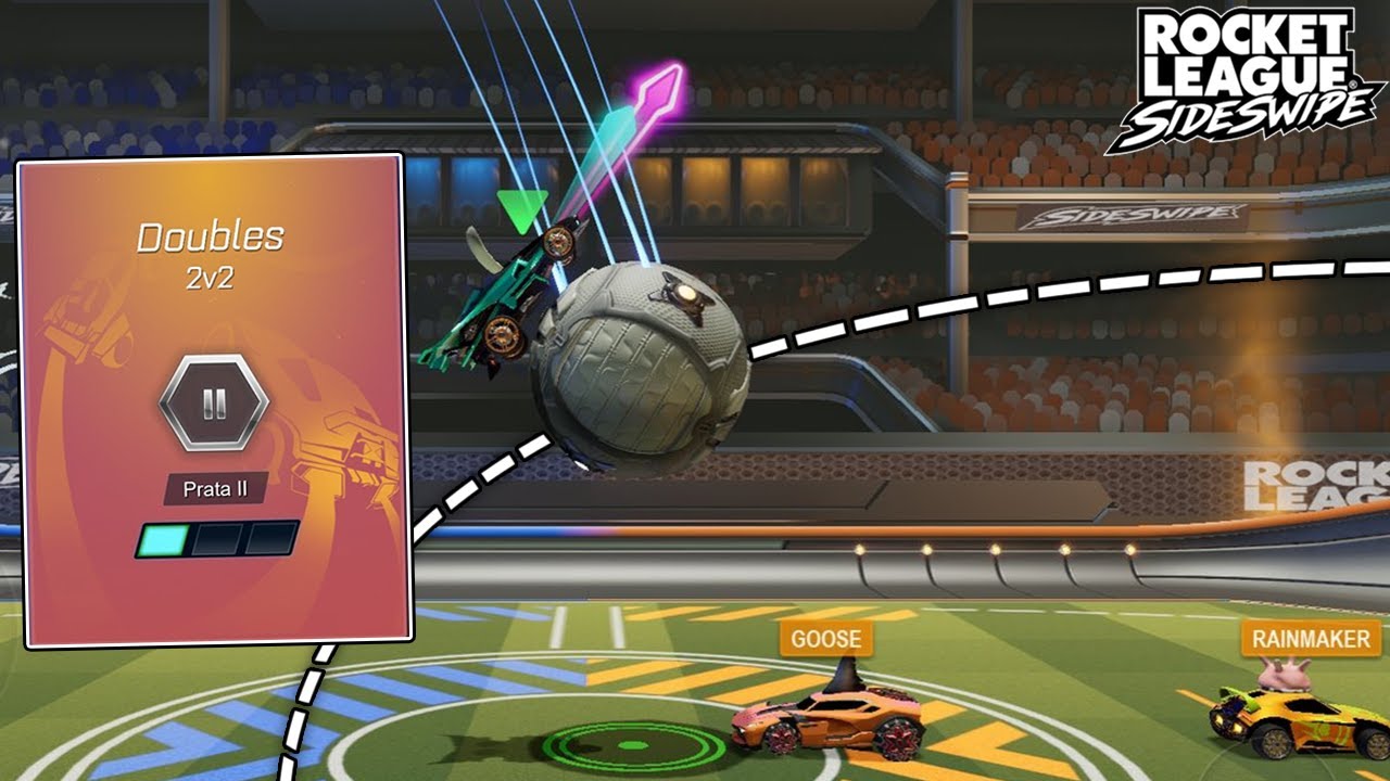 UPANDO O RANK NO ROCKET LEAGUE SIDESWIPE, QUE JOGO INCRÍVEL