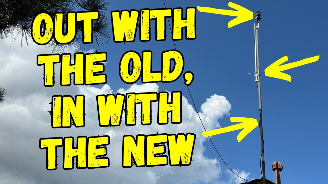 Updating The Antenna Farm!  New Comet GP3 Antenna, New Coax, New WX Station!