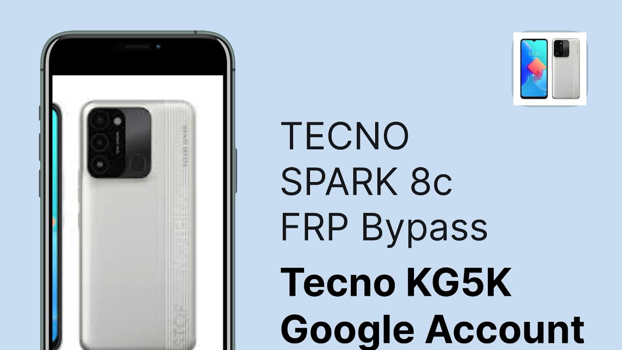 Tecno spark 8c FRP bypass Tecno KG5K Google account bypass Android 11 Without PC/ 2026