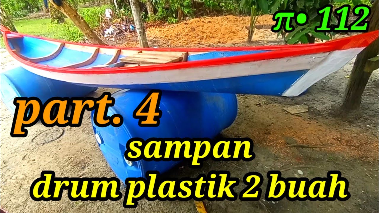 CARA MEMBUAT SAMPAIN DAYUNG DRUM PLASTIK 2 BUAH || @Wongdanau