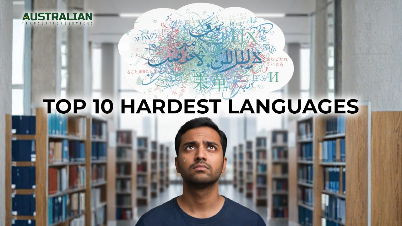 Top 10 Hardest Languages to Learn (According to Experts at Australian Translation Services)