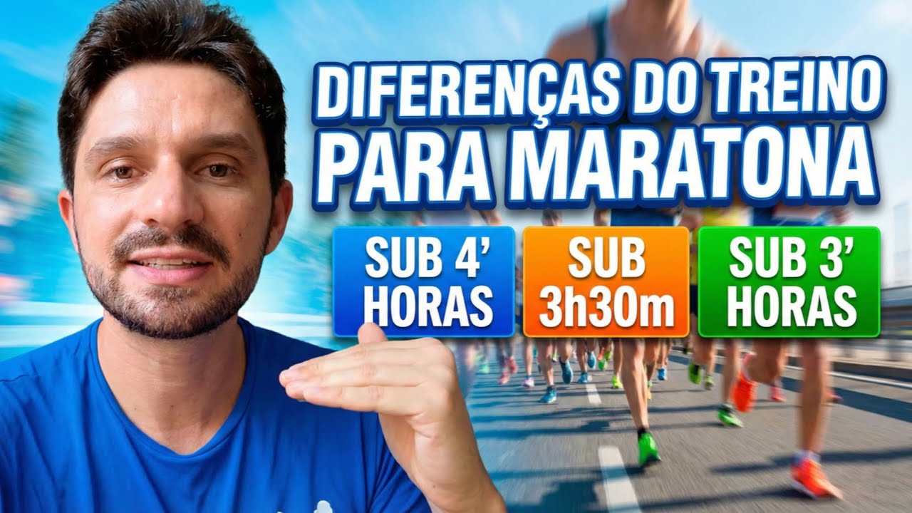 DIFERENÇAS DO TREINAMENTO DE MARATONA PARA SUB 4’ HORAS, SUB 3h30m e SUB 3’ HORAS 