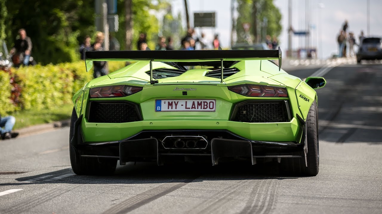 Supercars Accelerating - N-Largo F12, 2x SVJ, LB Walk Aventador, Armytrix GT-R, Capristo R8, ABT RS6