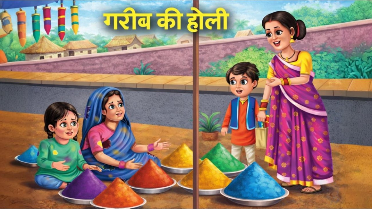 गरीब माँ बेटी की होली | गरीब की होली | Garib Ki Holi | Hindi Kahani | Moral Stories | Happy Holi