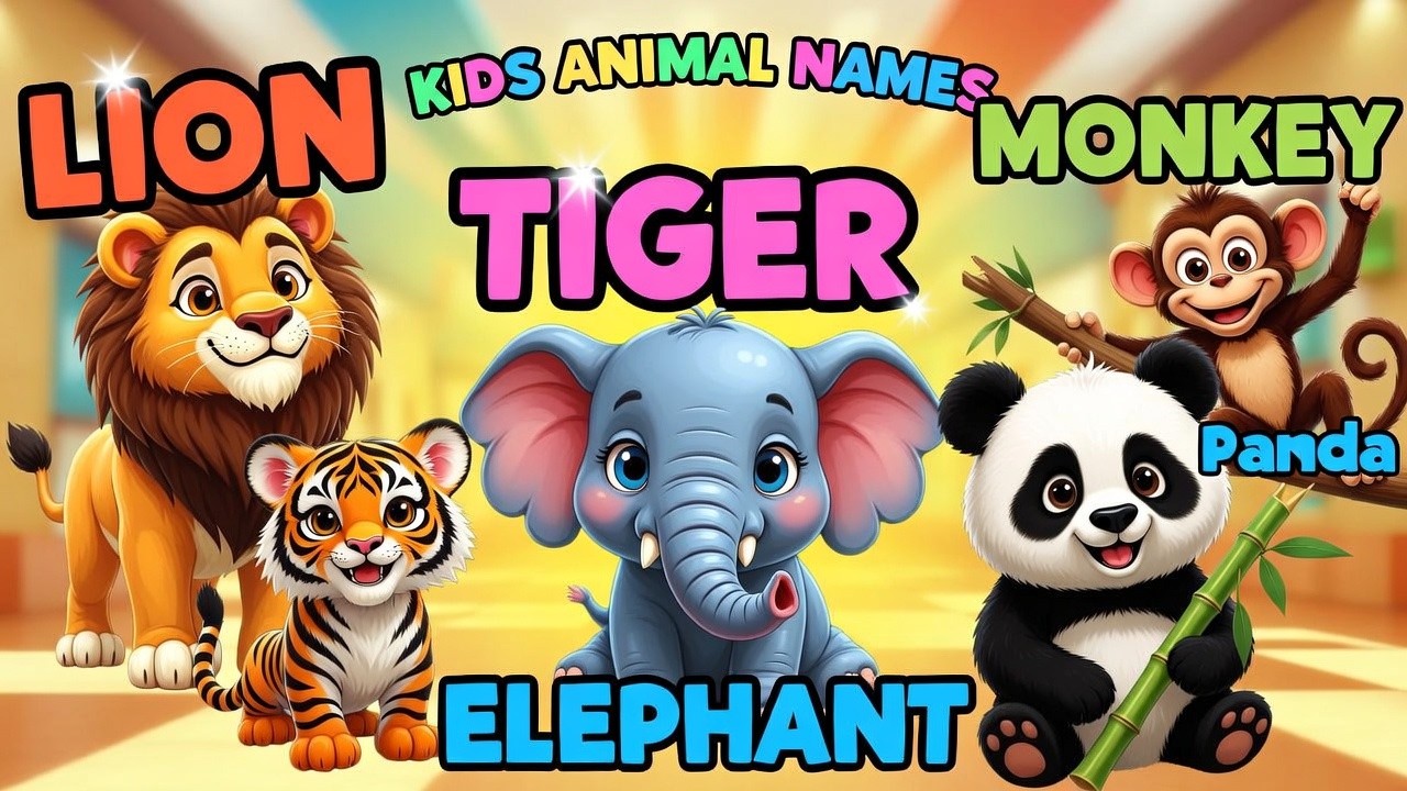 Animal name for kids | Animals with name |  #kidzabloom #animalnames #kids #kidslearning