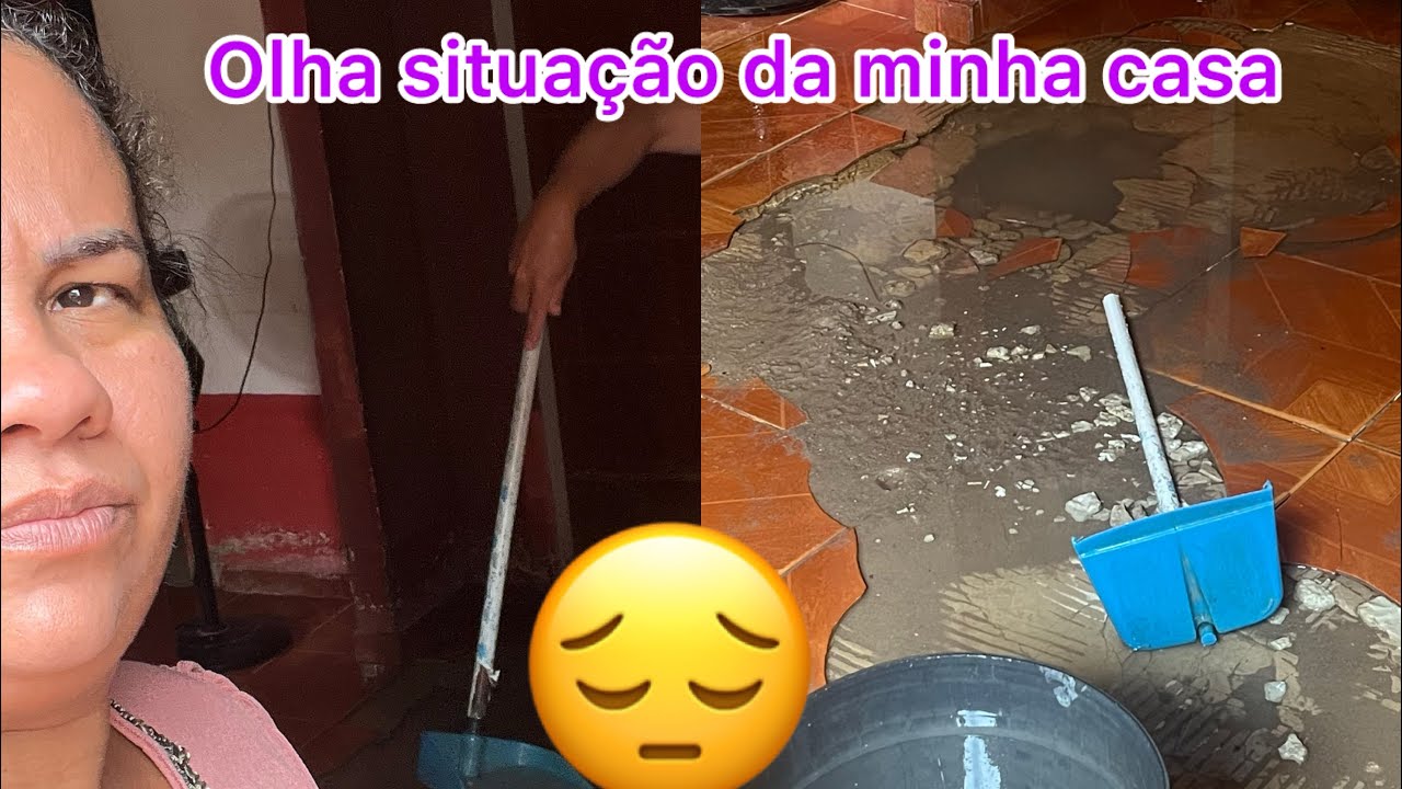 MINHA CASA TÁ TODA ALAGADA TÁ COMPLICADO A SITUAÇÃO 😔❤️‍🩹#viralvideos #donadecasa 
