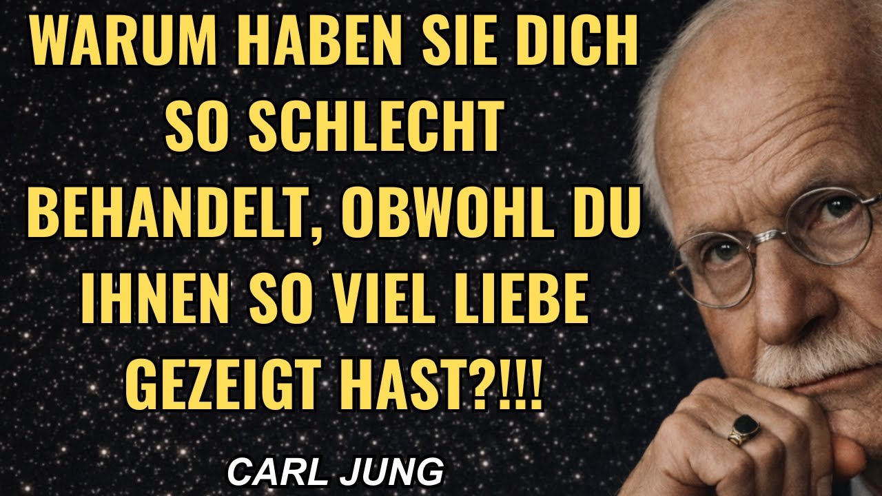 Sie haben dich verletzt, aber der Grund wird dich überraschen – Die Wahrheit von Carl Jung