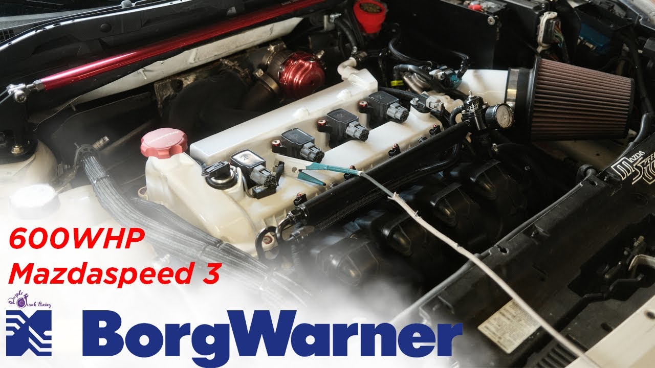 600WHP Big Turbo Mazdaspeed 3 Dyno Day - S257SXE