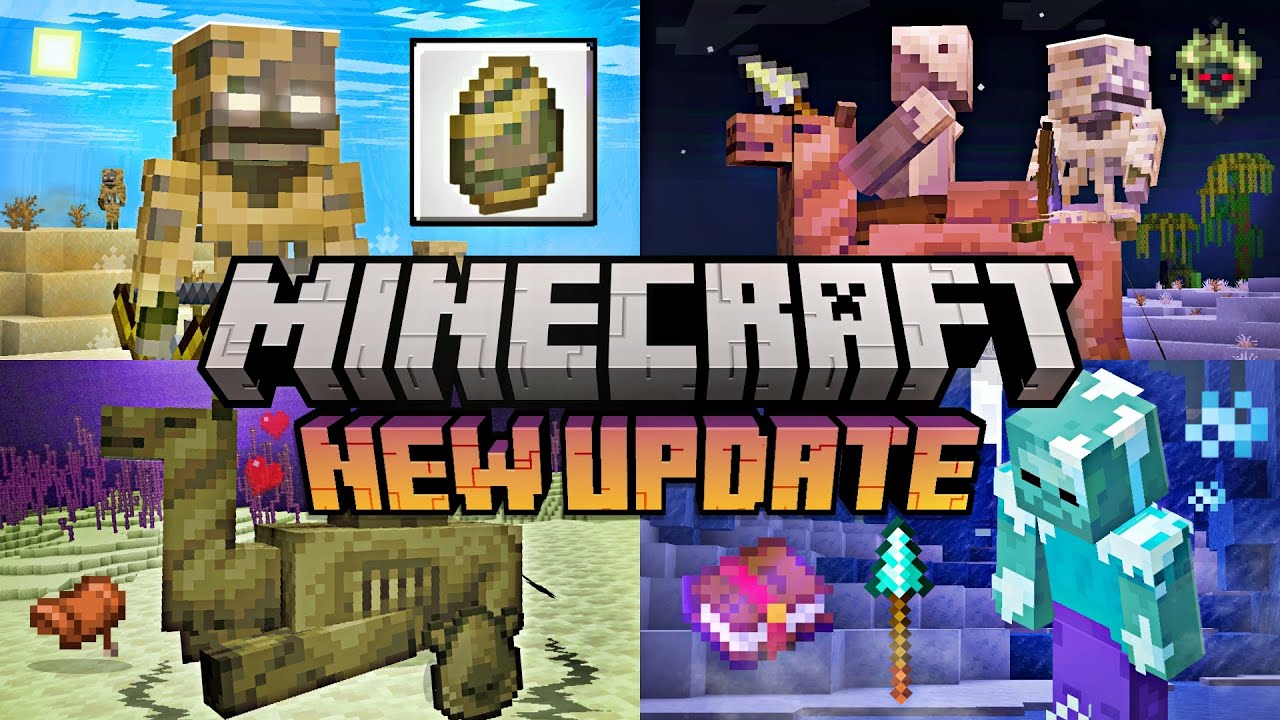 Более 20 новых вещей добавлено в Minecraft 1.22 (обновление «Mounts of Mayhem»)