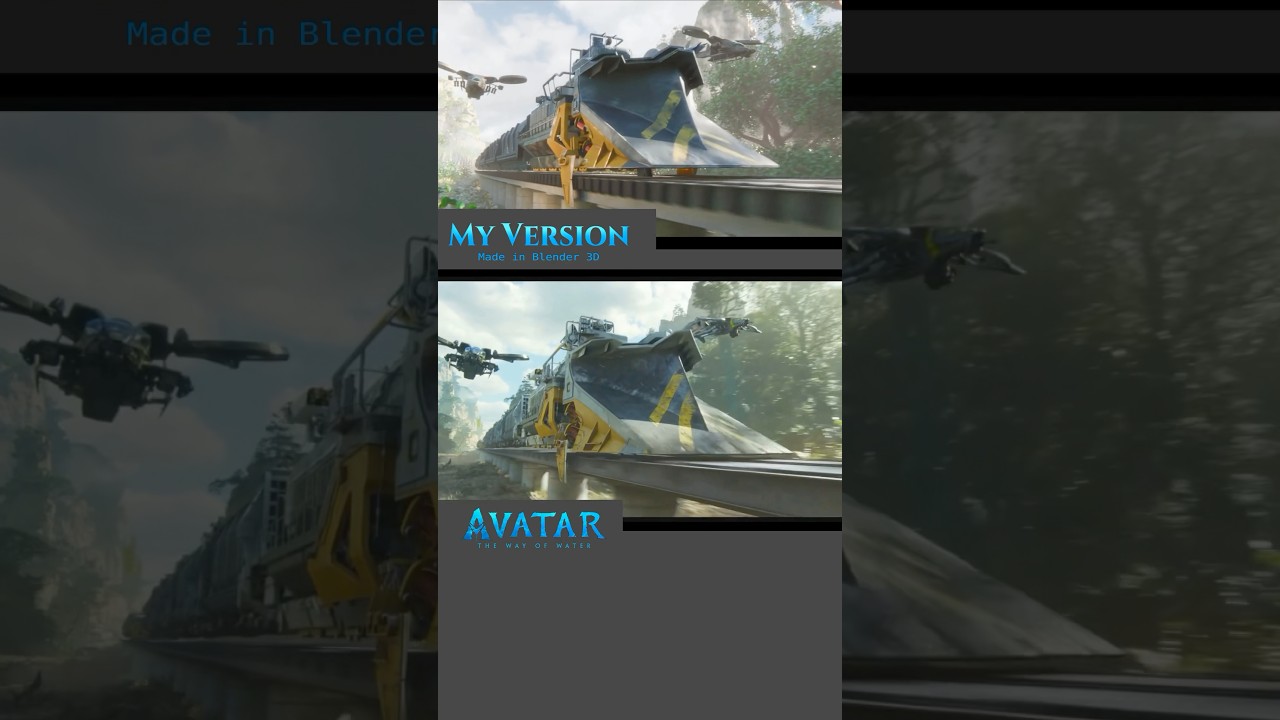 I Made Avatar 2&rsquo;s CGI in Blender &ndash; You Won&rsquo;t Believe This! #cgi #vfx #avatar #blender