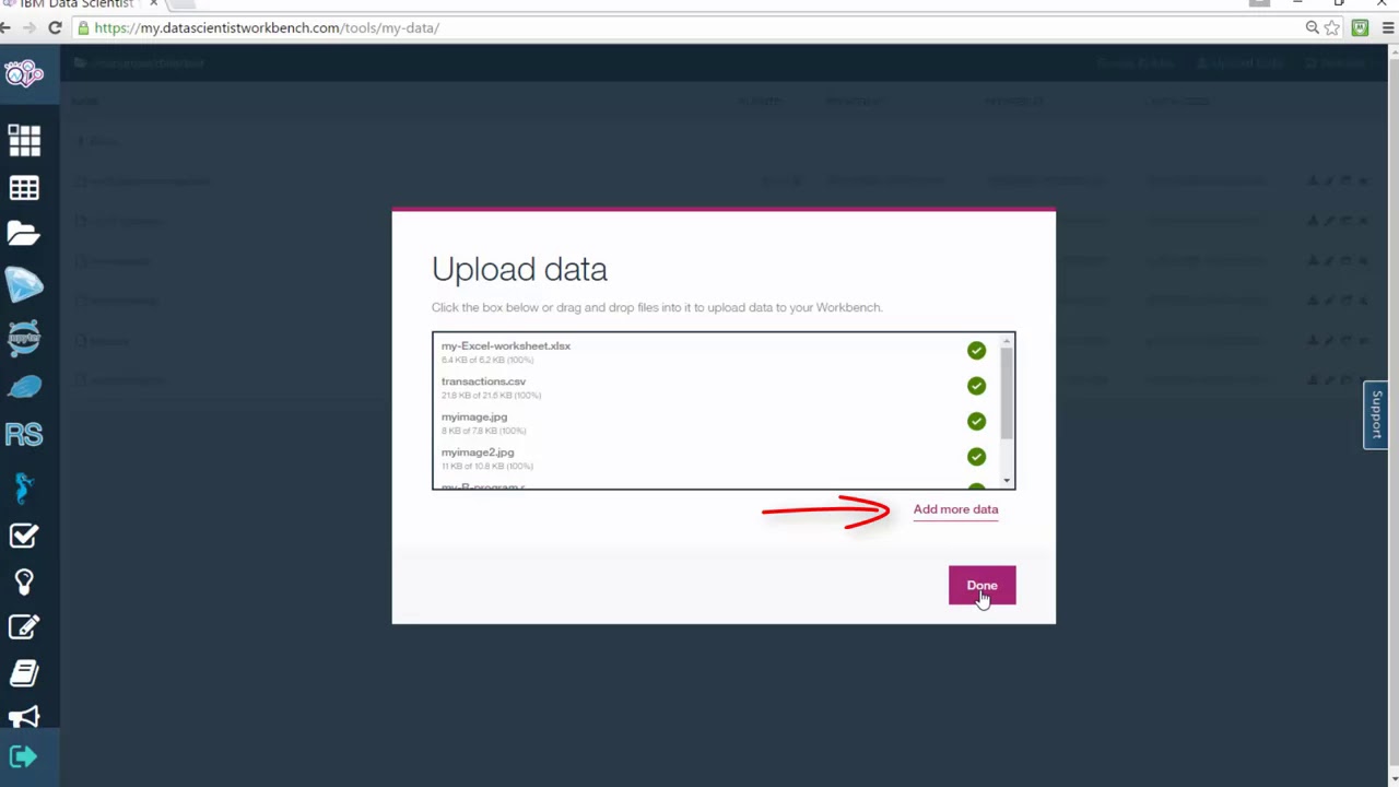 Managing data within My Data - Open Source tools for Data Science by IBM #4