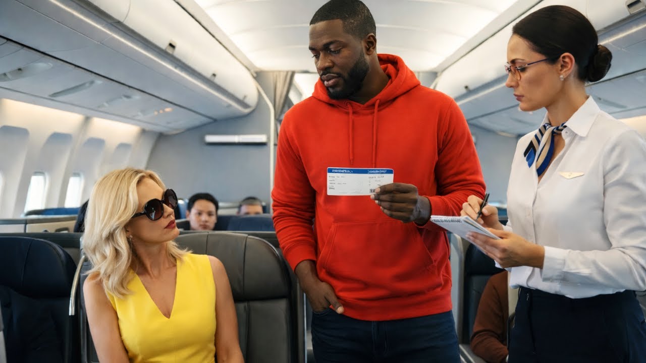 White Woman Stole a Black Single Dad’s First Class Seat — Minutes Later, the Airline Froze