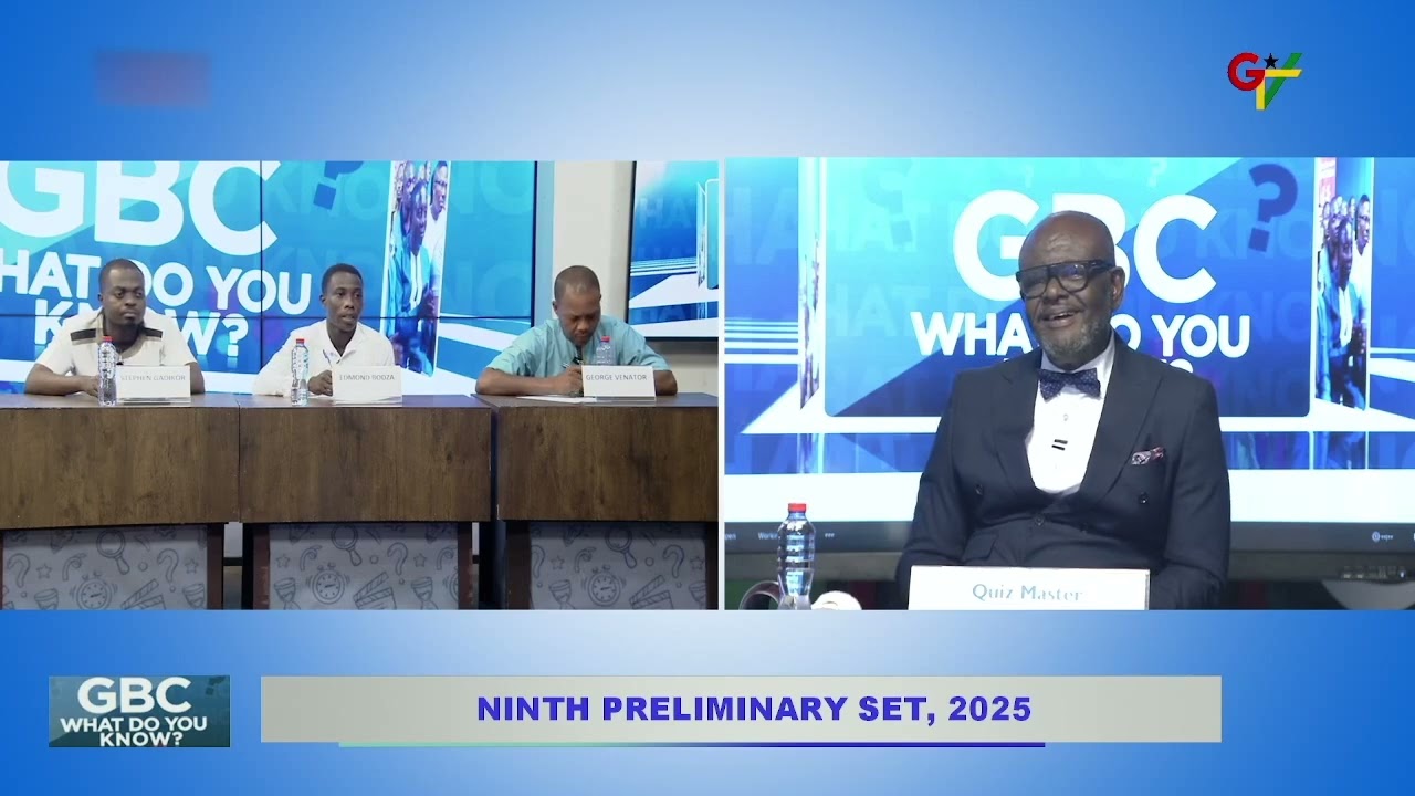 GBC WHAT DO YOU KNOW CONTEST; 9TH PRELIMINARY SET 2025  COMPETITION