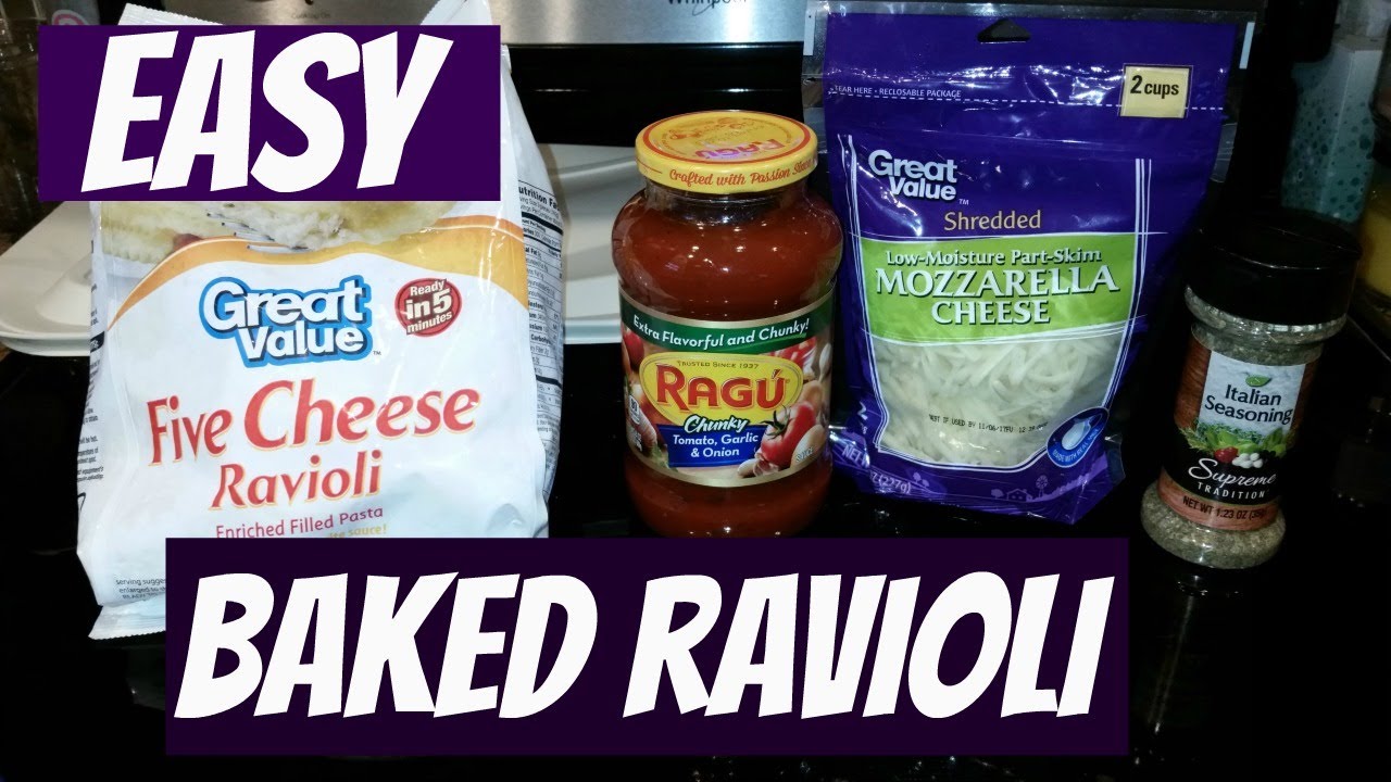 EASY BAKED RAVIOLI~FOODIE FRIDAYS!