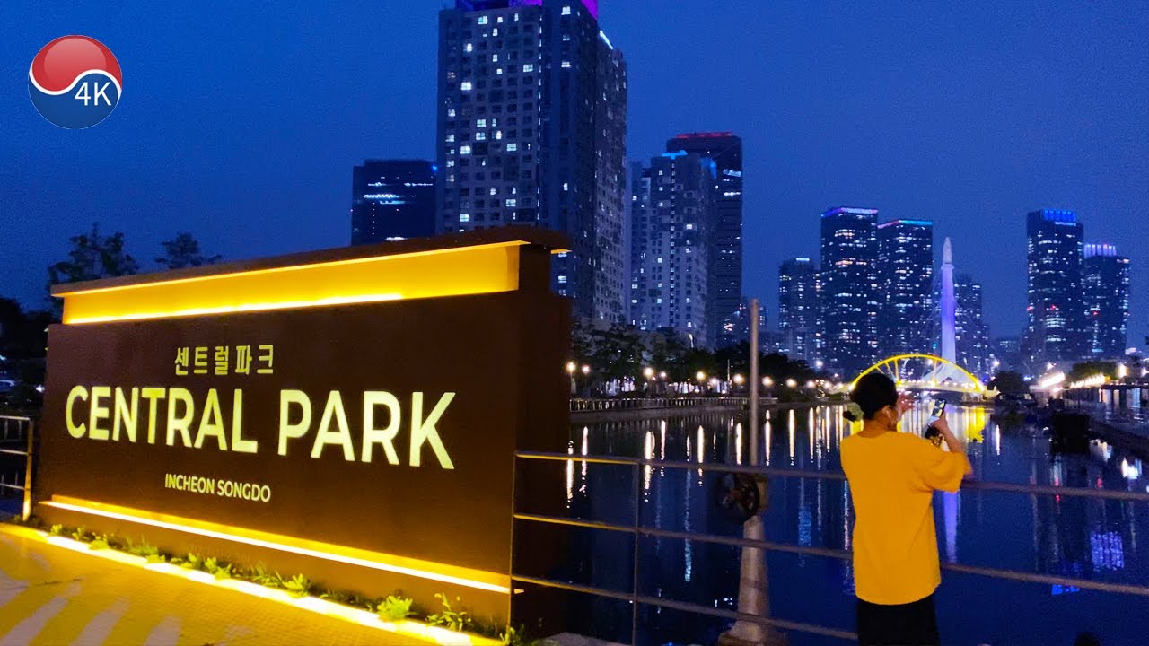 [4K] Korea Walk - So Beautiful Songdo 