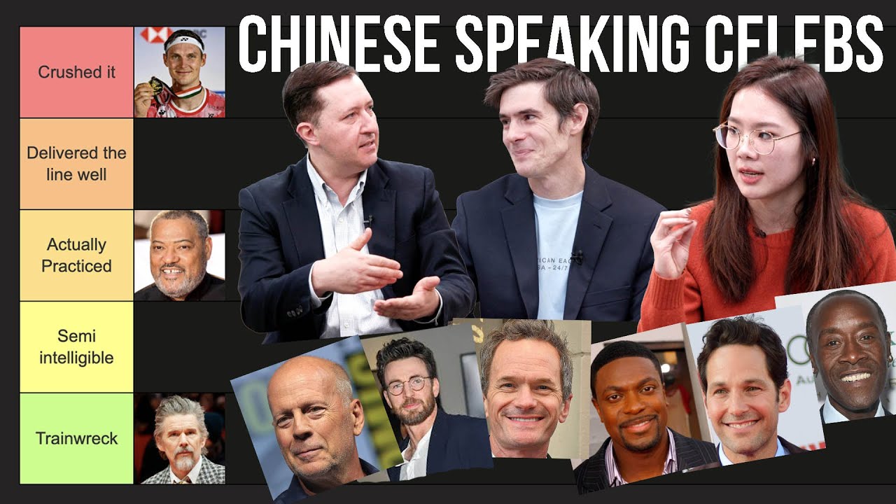 Experts Rank CHINESE SPEAKING Celebrities - Part 4