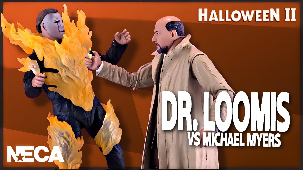 NECA Toys Halloween 2: набор Майкла Майерса и доктора Сэма Лумиса @TheReviewSpot