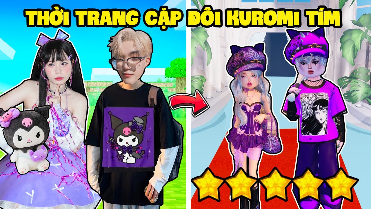 SAMMY VÀ PHONG CẬN CHƠI GAME THỜI TRANG PHIÊN BẢN CẶP ĐÔI KUROMI TRONG ROBLOX