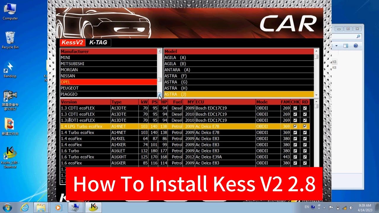 How To Install Kess V2 Ksuite_2.8 Car ECU Diagnostic Programming Software