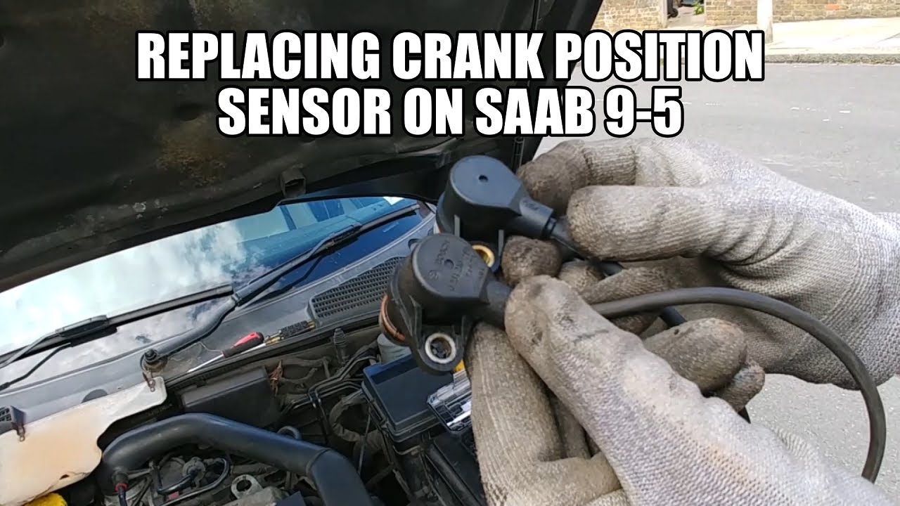 How to Replace CPS on Saab 9-5 - Hot Start Issue FIX, Crankshaft Position Sensor Replacement