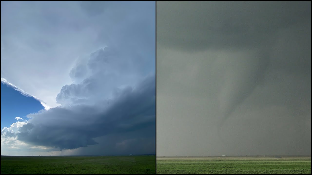 Beautiful Supercells and Tornadoes in the Texas Panhandle - May 28, 2023