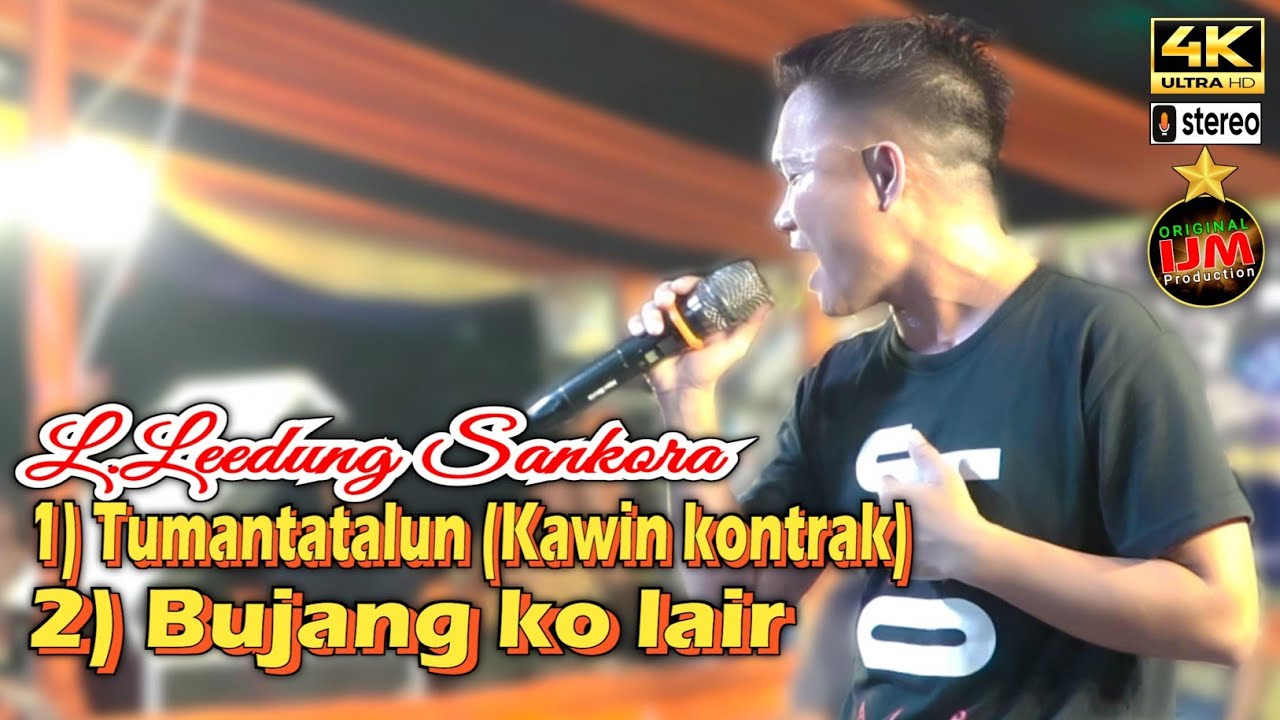 L.Leedung Sankora Medley 👉Murut kawin kontrak (Tumantatalun) & Bujang ko lair / Musik Live Manroy 🔥