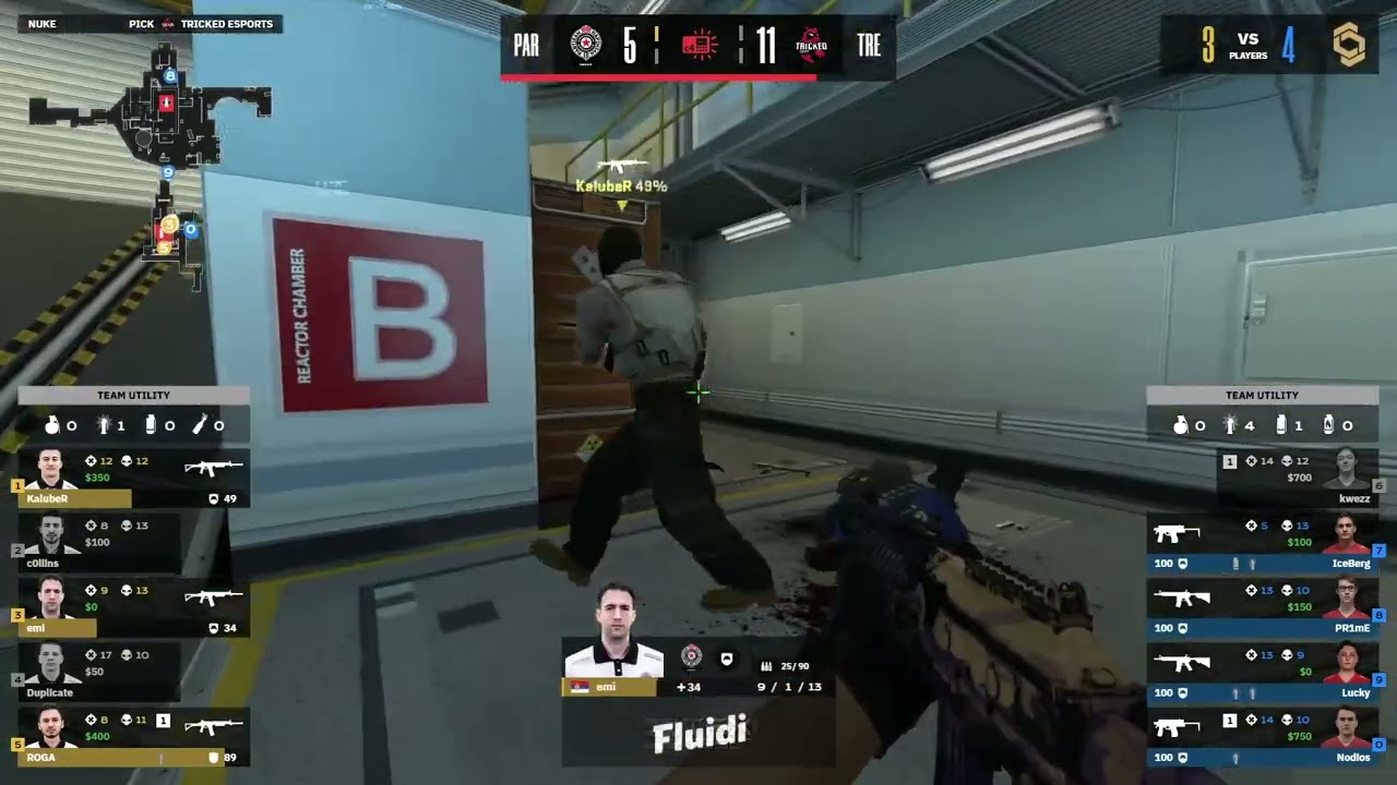 Roga Clutch 1x4 - Partizan vs Tricked Esports (Nuke)