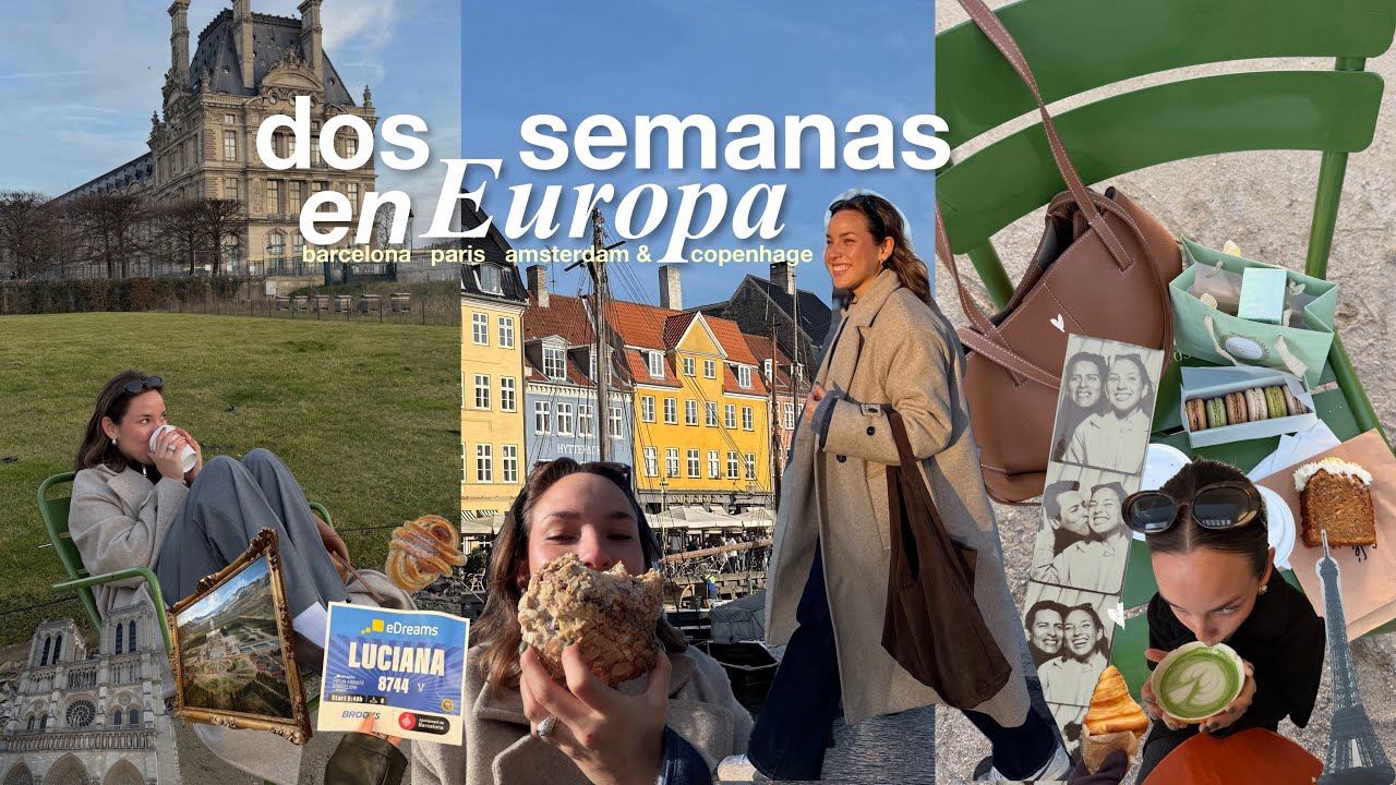 dos semanas viajando por las europas | barcelona, paris, amsterdam & copenhage ⋆.˚