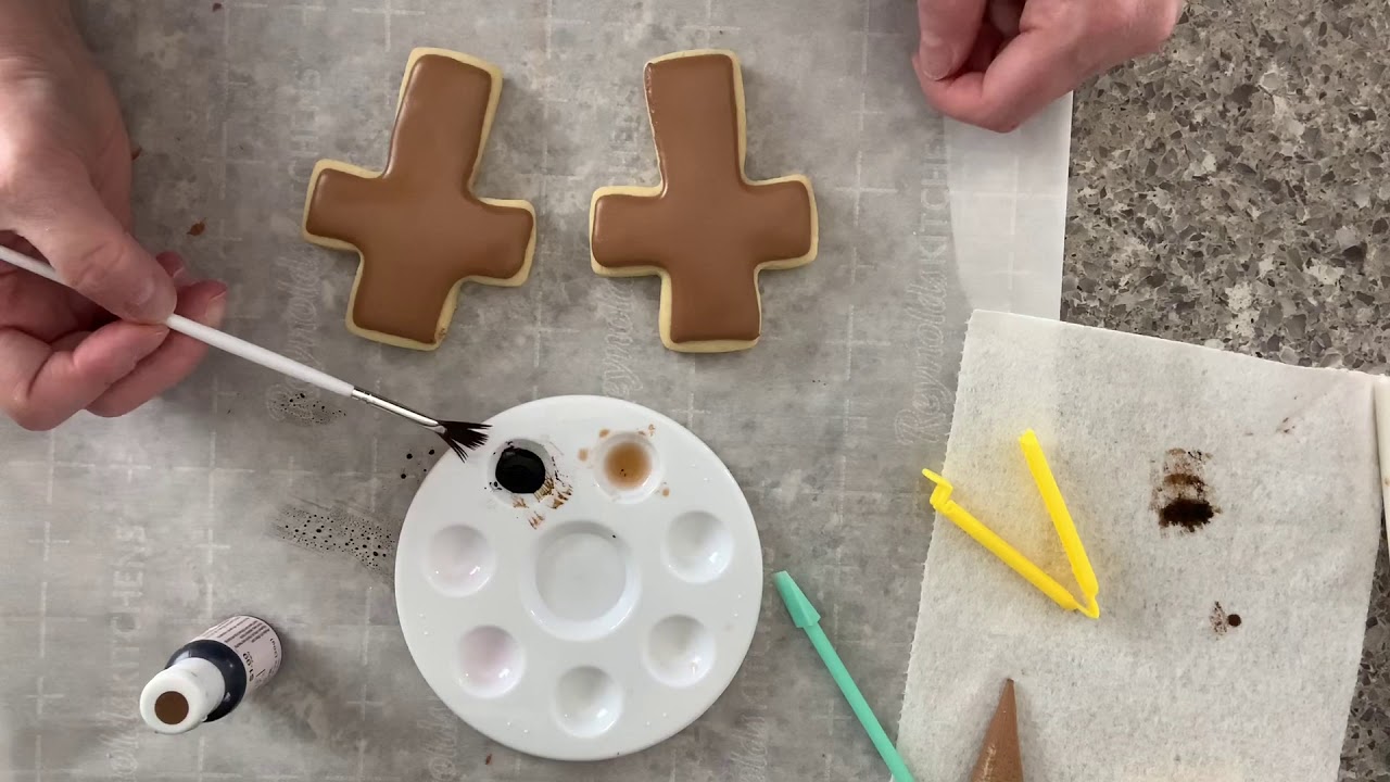 Wood Grain Cookies Tutorial