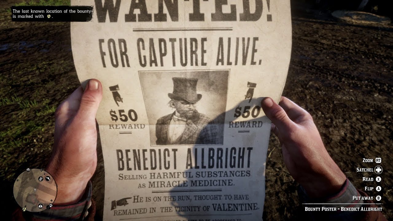 Red Red Redemption 2 - Bounty Hunt: Benedict Allbright (RDR2)