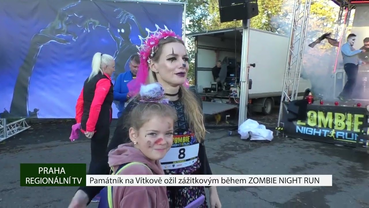 PRAHA: Památník na Vítkově ožil ZOMBIE NIGHT RUN