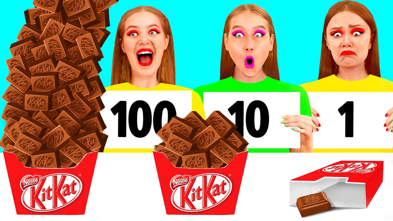 100 Слоев Еды Челлендж | Кухонные Лайфхаки и Хитрости от PaRaRa Challenge