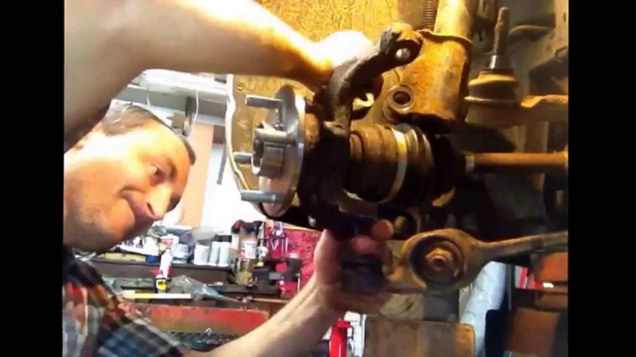 How to change or replace front wheel bearing on 2002 Saturn front wheel drive
