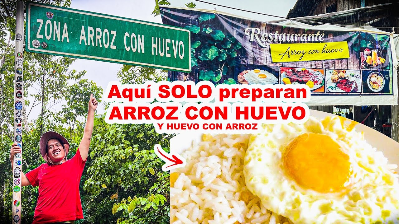Aquí VIVE UNA FAMILIA que marcó HISTORIA con SOLO 1 PLATO (Arroz con Huevo) | Jordy Aventurero