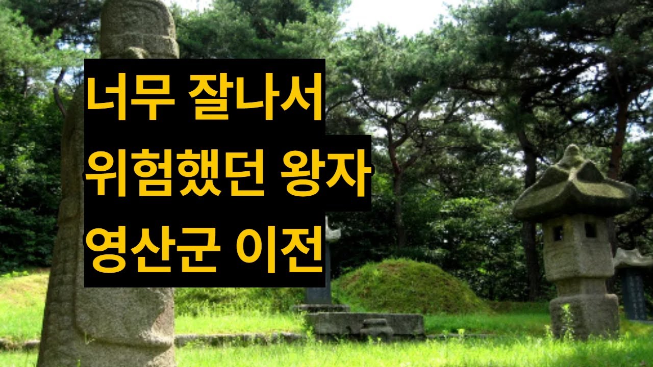 완벽함때문에 목숨을 위협받았던 왕자, 영산군 이전I그는 왜 평생 역모에 휘말렸는가I조선 역사이야기I한국사