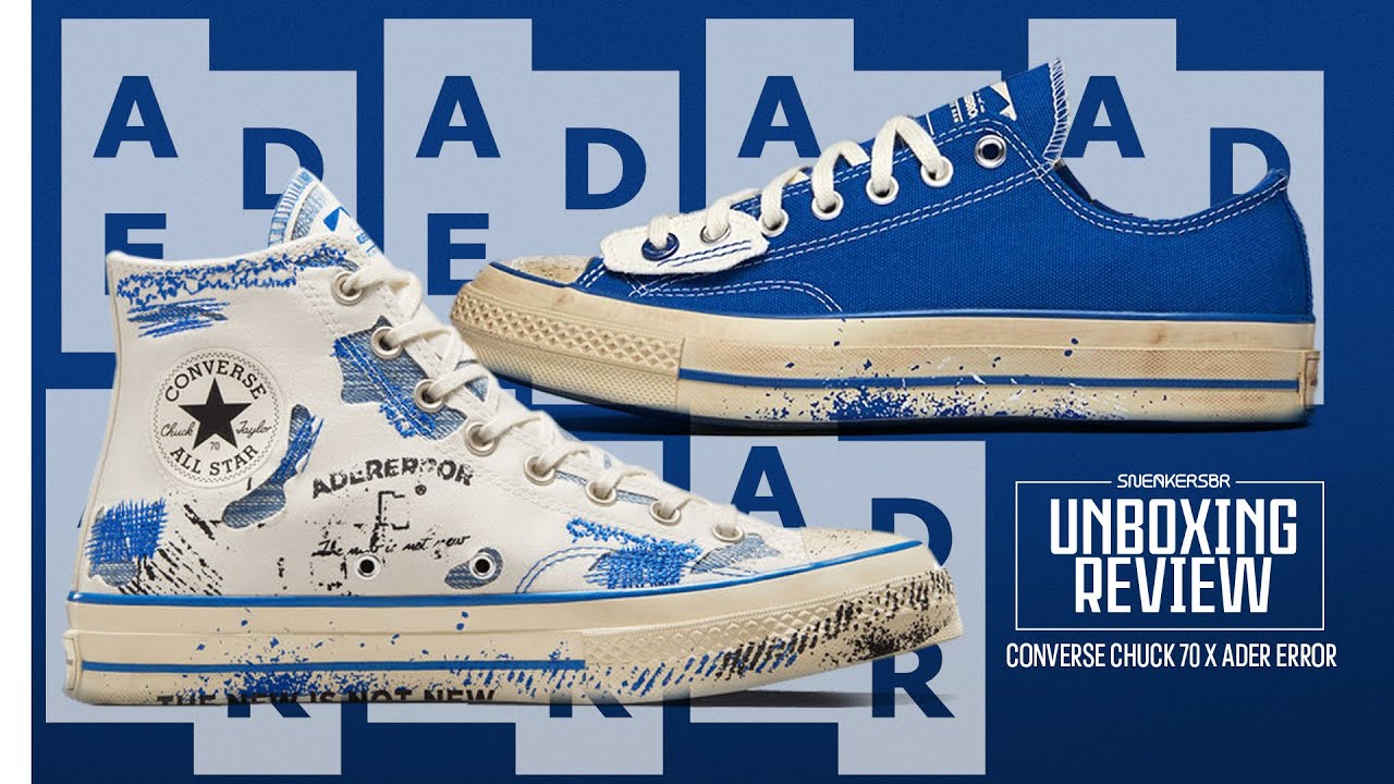 O CHUCK 70 SEGUE SOB SUPERVISÃO DA ADER ERROR | UNBOXING+REVIEW Converse Chuck 70 x ADER ERROR