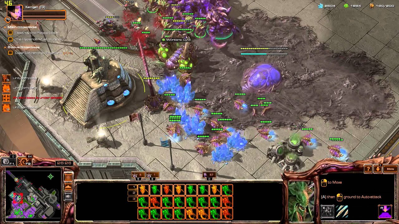 Starcraft 2 - Heart of the Swarm - Last Mission - The Reckoning - Brutal