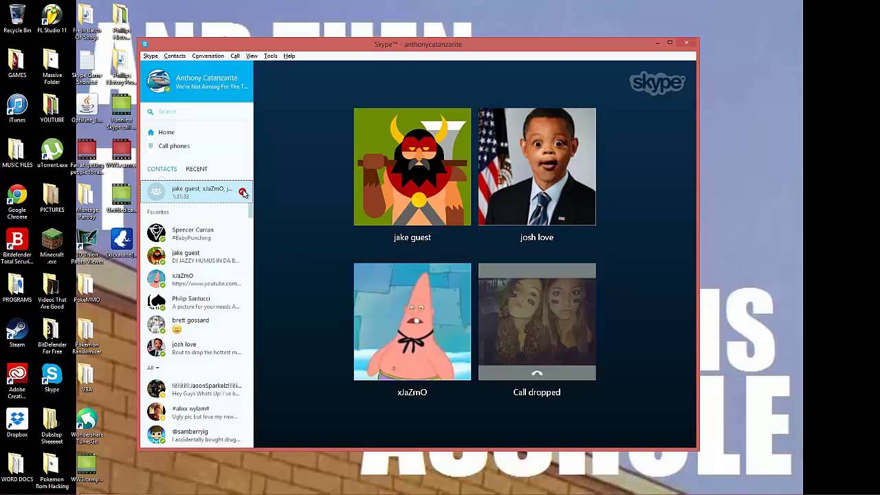 Skype Calls Funny Moments (Episode 1)
