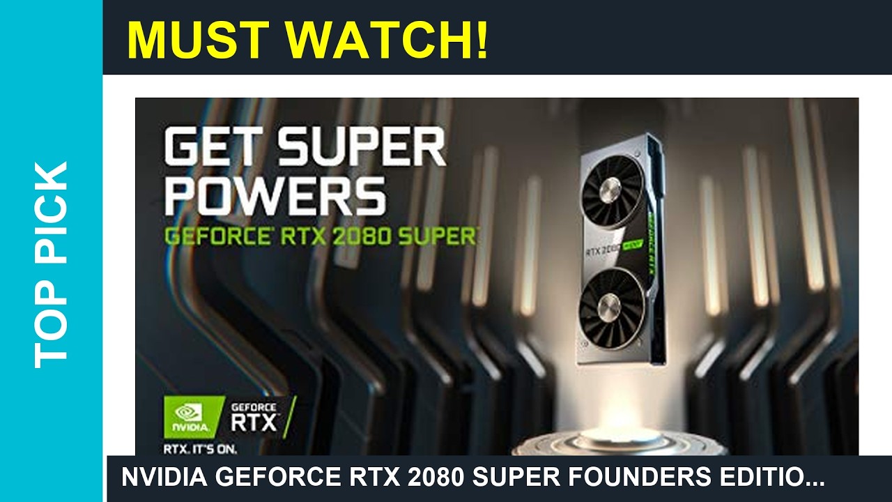 NVIDIA GeForce RTX 2080 Super Founders Edition Review 2026