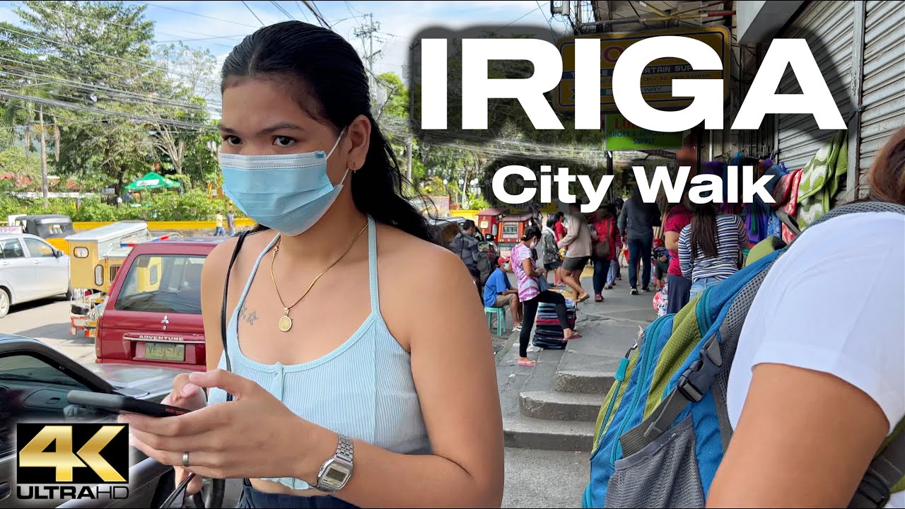 Afternoon Walk in IRIGA CITY Camarines Sur Bicol Philippines [4K]